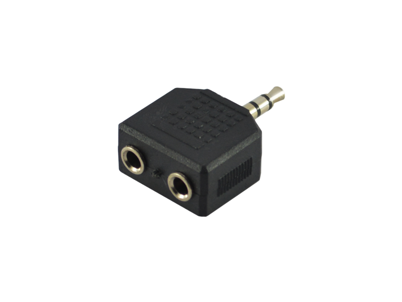 3.5mm(Stereo) Male to 2x3.5mm(Stereo) Female Converter - Image 2